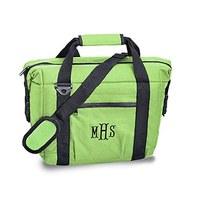 Personalised 12 Pack Green Beer Cooler Bag