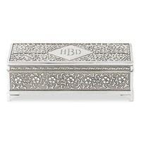 Personalised Silver Jewellery Box