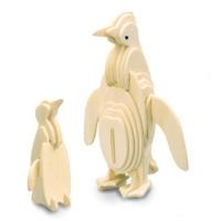 Penguins Woodcraft Construction Kit