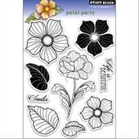 penny black clear stamps 5x75 sheet petal party 262943