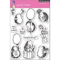 penny black clear stamps 5x75 sheet party time 233378