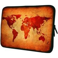PEDEA Design Sleeve 13.3\" brown global map