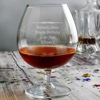 Personalised Brandy Glass