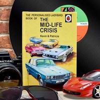 personalised ladybird book of the mid life crisis for couples