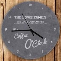 Personalised O\'clock Slate Clock
