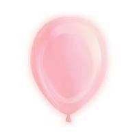 Petal Pink Party Glow Balloons 5 Pack