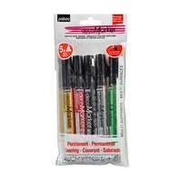 pebeo assorted deco markers 5 pack