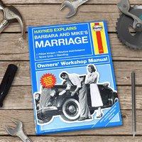 Personalised Haynes Explains Marriage Book