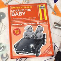Personalised Haynes Explains The Baby Book