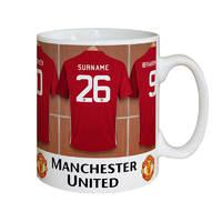 Personalised Dressing Room Mug - Man Utd