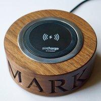 Personalised Walnut Wireless Pho...
