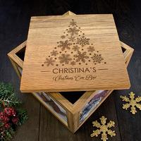 personalised christmas tree memory box