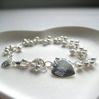 Personalised Shimmer Ball Bracelet