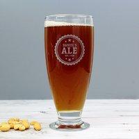 Personalised Craft Ale Glass