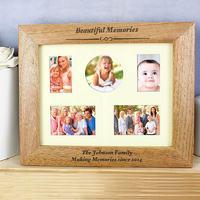 Personalised Any Message Multi Photo Frame