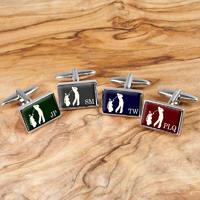 Personalised Golf Cufflinks