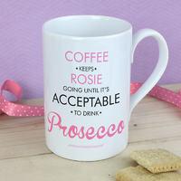 personalised acceptable to drink mug