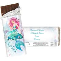 Personalised Mermaid Chocolate Bar