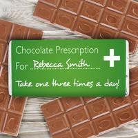 Personalised Prescription Chocolate Bar