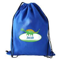 personalised dinosaur swim bag