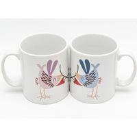 Personalised Love Bird Mugs