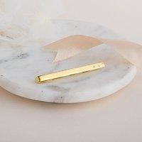 personalised diamond tie clip