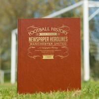 Personalised Football Team History Book