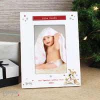 personalised my 1st christmas photo frame boofle