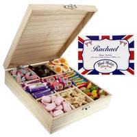 Personalised Great British Retro Sweet Box