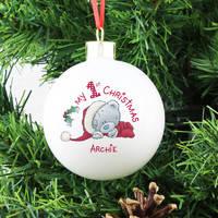 Personalised Me To You - My 1st Christmas Bauble