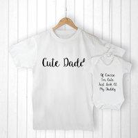 Personalised Daddy And Me Cuties Set