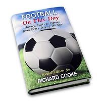 Personalised On this Day book ­ Football