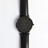 PERSONALISED I LOVE YOU WATCH in Black by Lisa Angel