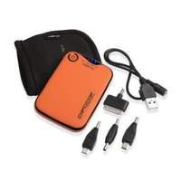 Pebble Verto Portable Battery Back Up Power 3700mah - Orange