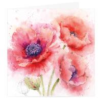 Pencil Papaver Card