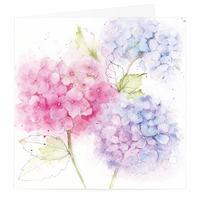 Pencil Hydrangea Card