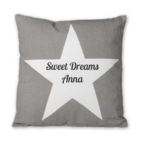 Personalised Star Cushion