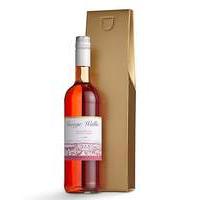Personalised Rose Wine in a Gift Box
