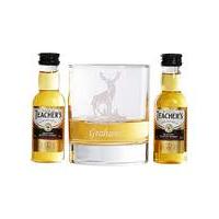 personalised teachers whisky gift set