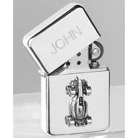 Personalised Pewter Motif Sport Lighter