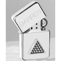 personalised pewter motif sport lighter