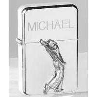 Personalised Pewter Motif Sport Lighter