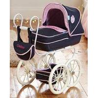 personalised hauck classic navy pram