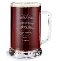 personalised drinkers prayer tankard