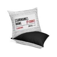 Personalised Home Street Sign Cushion