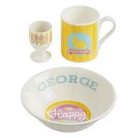 Personalised Yellow Easter Breakfast Set