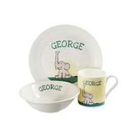 Personalised Elephant Breakfast Set