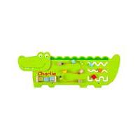 Personalised Wooden Crocodile Wall Toy