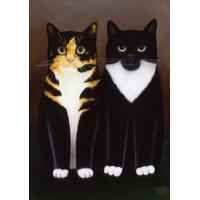 Penny Black & Tiffany Tortoiseshell by Martin Leman ARWS RBA | Art Card