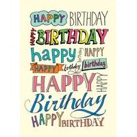 Perpetual Happy Birthday | Birthday Card | LL1097